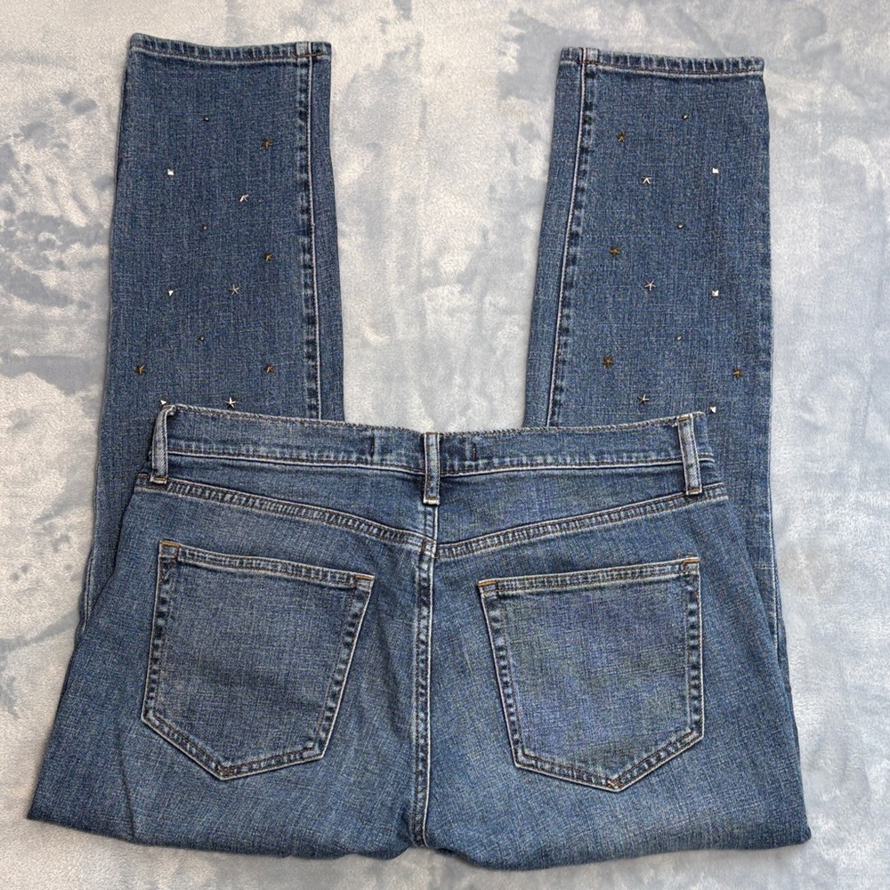 GAP Best Girlfriend Embellished Cropped Jeans - Picture 8 of 12